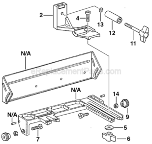 Page A Diagram and Parts List for 2607001079 2607001079 Bosch Planer Jointer