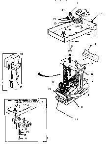 Chassis And Ram Assemblies Diagram and Parts List for TMC28WC  Thermador Trash Compactor