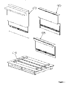 Trim Assembly Diagram and Parts List for GCRG304  Thermador Range
