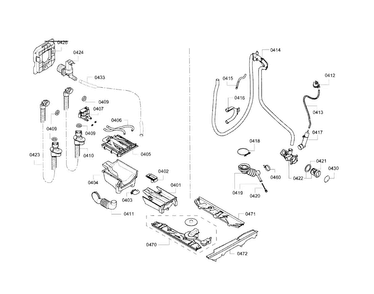 Pump Diagram and Parts List for WAP24202UC 14 Bosch Washer