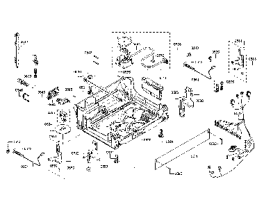 Base Diagram and Parts List for SHX863WD5N 01 Bosch Dishwasher
