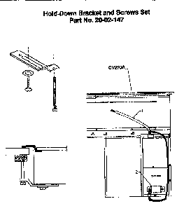 Section 3 Diagram and Parts List for CEH365QW  Thermador Cooktop