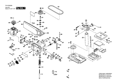 Bosch Hd3580type1 (F012358099) Diagram and Parts List for HD3580 (TYPE 1)(F012358099) Bosch Cordless Drill