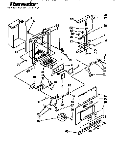 Series 02-05 All Models Diagram and Parts List for TSS42QBW  Thermador Refrigerator