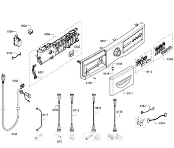 Part Location Diagram of 00677801 Bosch MODULE-CONTROL