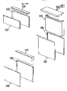 Shelves Diagram and Parts List for PRSG304  Thermador Range
