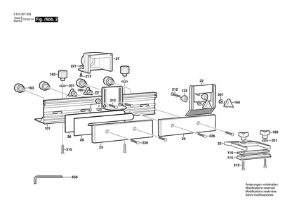 Part Location Diagram of 2610923897 Bosch Tool BOLT
