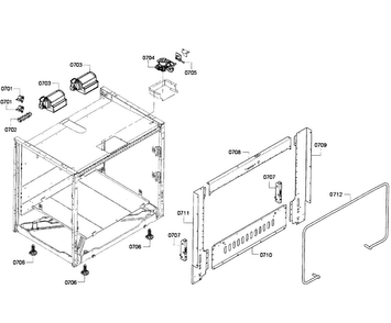 Part Location Diagram of 00683769 Bosch FRAME