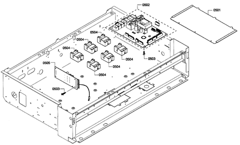 Pcb's Assy Diagram and Parts List for PRD366EPG-01  Thermador Range