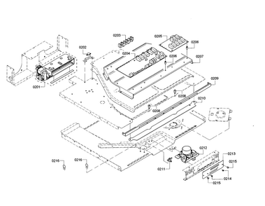 Pcb Assy Diagram and Parts List for HBLP651RUC 01 Bosch Wall Oven