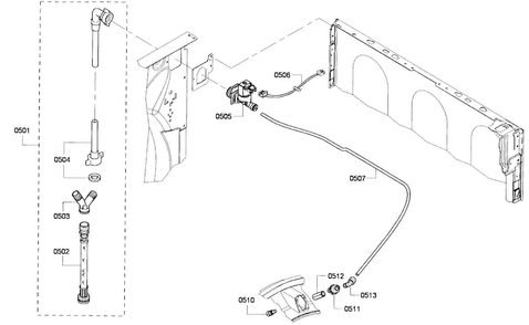 Mist Assy Diagram and Parts List for WTVC5330US 09 Bosch Dryer