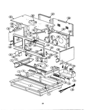 28 - FRAME Diagram and Parts List for PRDS484GD  Bosch Range