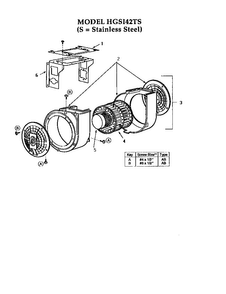 Part Location Diagram of 00263976 Bosch FAN DRUM