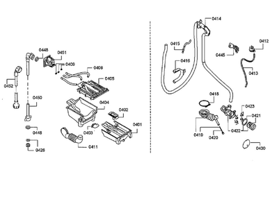 Pump Diagram and Parts List for WAT28400UC 09 Bosch Washer