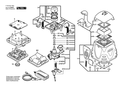 Part Location Diagram of 2610A06989 Bosch Battery Housing