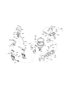 Component Assemblies Diagram and Parts List for SHX36L05UC 18 Bosch Dishwasher