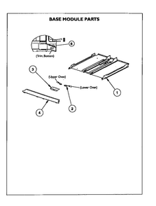 Base Module Parts Diagram and Parts List for CM302B  Thermador Range