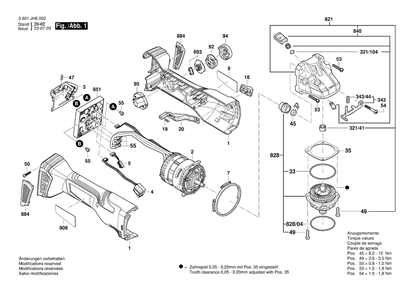 Part Location Diagram of 160111C2SE Bosch Label