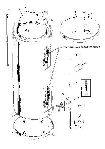 Non-functional Replacement Parts Diagram and Parts List for 153320710  Kenmore Water Heater