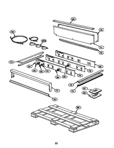 Control Panel Pg 23 Diagram and Parts List for GPS486GDS  Thermador Cooktop
