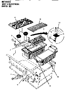 Part Location Diagram of 20-01-554 Bosch BRACKET, THERMAL VALV