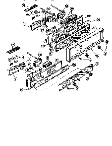 Control Panel Diagram and Parts List for MSC239  Thermador Range