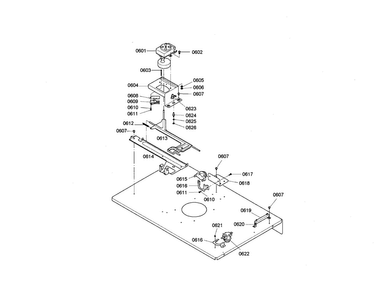 Lower Plenum Diagram and Parts List for HBN5055AUC 01 Bosch Wall Oven