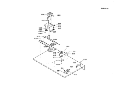Plenum Diagram and Parts List for HBL5036AUC 01 Bosch Wall Oven