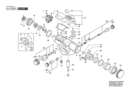 Part Location Diagram of 1619PA5043 Bosch Tool SCREW