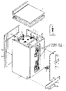 Replacement Parts Diagram and Parts List for 153316310  Kenmore Water Heater