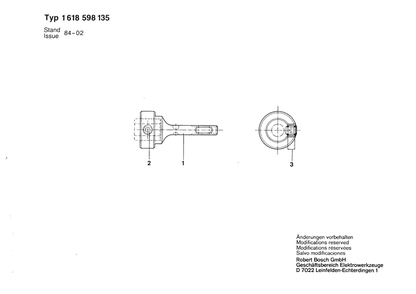 Section 1 Diagram and Parts List for GBHSDS 1618598135 Bosch Riveter