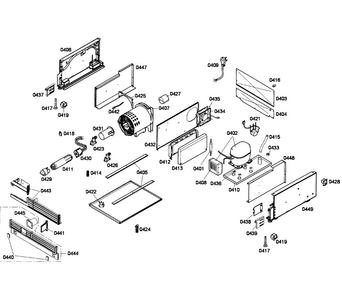 Compressor Diagram and Parts List for T24IF70NSP 36 Thermador Freezer