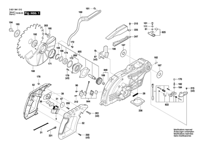 Part Location Diagram of 1609B03776 Bosch Tool STOP BOLT