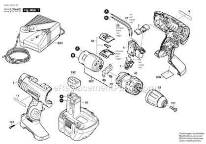 Part Location Diagram of 2609110635 Bosch Tool PAN HEAD SCREW
