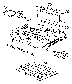 Section 2 Diagram and Parts List for GPS366  Thermador Cooktop