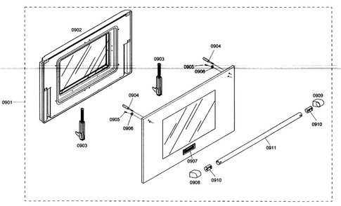 Part Location Diagram of 00478795 Bosch DOOR