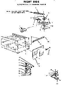 Section 9 Diagram and Parts List for MB245  Thermador Microwave
