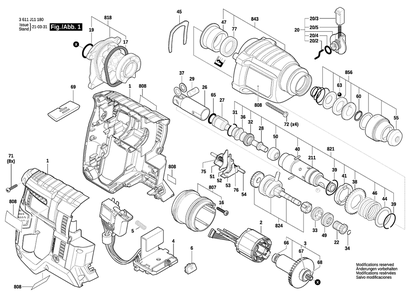 Part Location Diagram of 16170006BC Bosch Jack Shaft