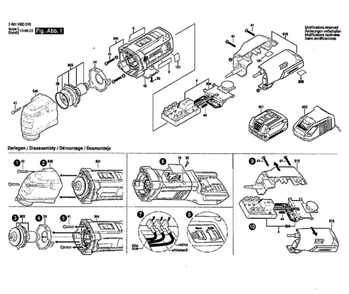 Part Location Diagram of 2609133915 Bosch Tool LABEL