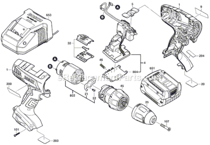 Part Location Diagram of 2607336153 Bosch Battery