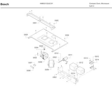 Part Location Diagram of 11016939 Bosch FREQUENCY FILTER