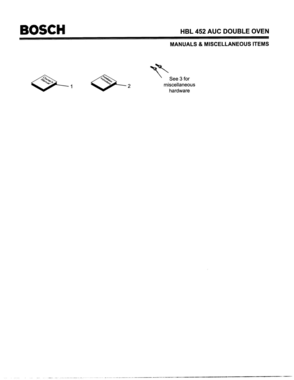 08 - MANUALS & MISCELLANEOUS ITEMS Diagram and Parts List for HBL452AUC(FD8202-)  Bosch Wall Oven