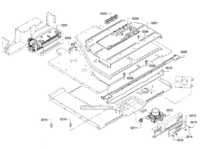 Pcb Diagram and Parts List for HBL8461UC 01 Bosch Wall Oven