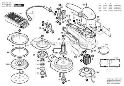 Part Location Diagram of 2601117729 Bosch Tool LABEL