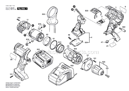 Part Location Diagram of 1609280477 Bosch Tool SPRING
