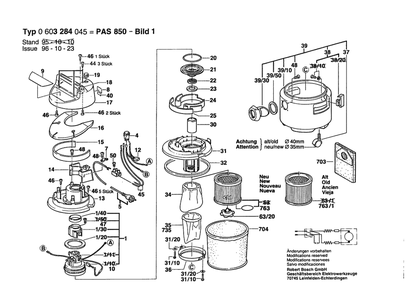 Part Location Diagram of 2910601304 Bosch Tapping Screw Din 7976-St2,9x6,5-C-H