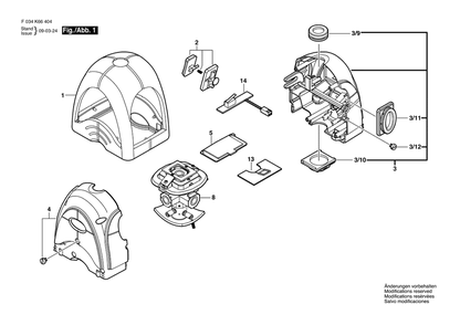 Part Location Diagram of 2610A07967 Bosch Tool MP5 SWITCH CIRCUIT BOARD SUB-A