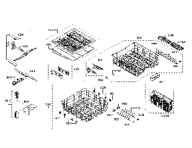 Spray arm/racks Diagram and Parts List for SHX863WB5N 01 Bosch Dishwasher
