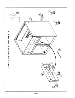 08 - CART & ELECTRICAL Diagram and Parts List for CGB30RCULP  Bosch Range