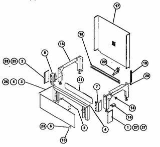 Part Location Diagram of 14-33-846-01 Bosch TOE KICK PANEL Assembly B